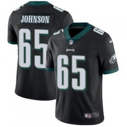 Philadelphia Eagles #65 Lane Johnson Black Alternate Men's Stitched NFL Vapor Untouchable Limited Jersey