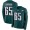 Philadelphia Eagles #65 Lane Johnson Midnight Green Team Color Men's Stitched NFL Limited Therma Long Sleeve Jersey