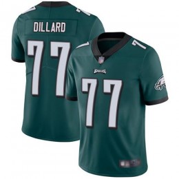 Philadelphia Eagles #77 Andre Dillard Midnight Green Team Color Men's Stitched NFL Vapor Untouchable Limited Jersey