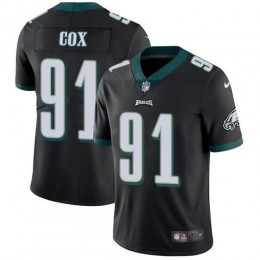 Philadelphia Eagles #91 Fletcher Cox Black Alternate Men's Stitched NFL Vapor Untouchable Limited Jersey