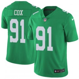 Philadelphia Eagles #91 Fletcher Cox Green Men's Stitched NFL Limited Rush Jersey