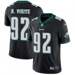 Philadelphia Eagles #92 Reggie White Black Alternate Men's Stitched NFL Vapor Untouchable Limited Jersey