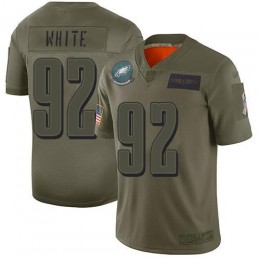 Philadelphia Eagles #92 Reggie White Camo Men's Stitched NFL Limited 2019 Salute To Service Jersey