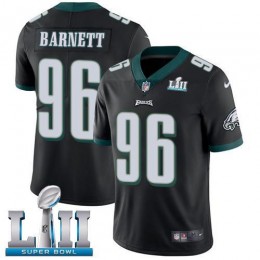 Philadelphia Eagles #96 Derek Barnett Black Alternate Super Bowl LII Men's Stitched NFL Vapor Untouchable Limited Jersey