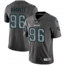 Philadelphia Eagles #96 Derek Barnett Gray Static Men's Stitched NFL Vapor Untouchable Limited Jersey