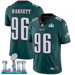 Philadelphia Eagles #96 Derek Barnett Midnight Green Team Color Super Bowl LII Men's Stitched NFL Vapor Untouchable Limited Jersey