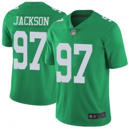 Philadelphia Eagles #97 Malik Jackson Green Men's Stitched NFL Limited Rush Jersey