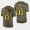 Philadelphia Eagles #55 Brandon Graham Men's Olive Gold 2019 Salute To Service Limited NFL 100 Jersey