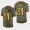 Philadelphia Philadelphia Eagles #24 Jordan Howard Men's Olive Gold 2019 Salute to Service Limited NFL 100 Jersey