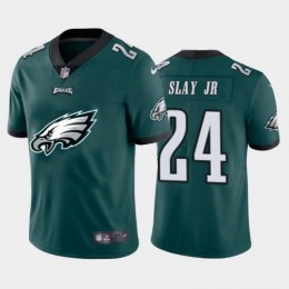 Philadelphia Philadelphia Eagles #24 Jordan Howard Green Men's Big Team Logo Vapor Limited NFL Jersey