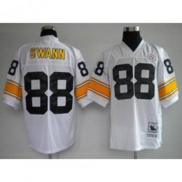 Mitchell & Ness Pittsburgh Steelers #88 Lynn Swann White Stitched Throwback NFL Jersey