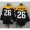 Mitchell And Ness 1967 Pittsburgh Steelers #26 Rod Woodson Black/Yelllow Throwback Men's Stitched NFL Jersey
