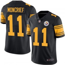 Pittsburgh Steelers #11 Donte Moncrief Black Men's Stitched NFL Limited Rush Jersey