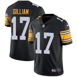 Pittsburgh Steelers #17 Joe Gilliam Black Alternate Men's Stitched NFL Vapor Untouchable Limited Jersey