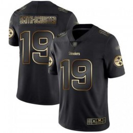 Pittsburgh Steelers #19 JuJu Smith-Schuster Black/Gold Men's Stitched NFL Vapor Untouchable Limited Jersey