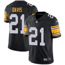 Pittsburgh Steelers #21 Sean Davis Black Alternate Men's Stitched NFL Vapor Untouchable Limited Jersey