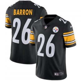 Pittsburgh Steelers #26 Mark Barron Black Team Color Men's Stitched NFL Vapor Untouchable Limited Jersey