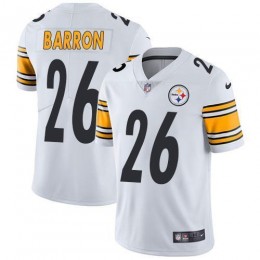 Pittsburgh Steelers #26 Mark Barron White Men's Stitched NFL Vapor Untouchable Limited Jersey