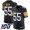 Pittsburgh Steelers #55 Devin Bush Black Alternate Men's Stitched NFL 100th Season Vapor Limited Jersey