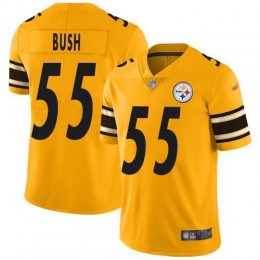 Pittsburgh Steelers #55 Devin Bush Gold Men's Stitched NFL Limited Inverted Legend Jersey