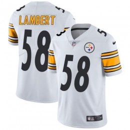 Pittsburgh Steelers #58 Jack Lambert White Men's Stitched NFL Vapor Untouchable Limited Jersey