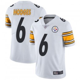 Pittsburgh Steelers #6 Devlin Hodges White Men's Stitched NFL Vapor Untouchable Limited Jersey