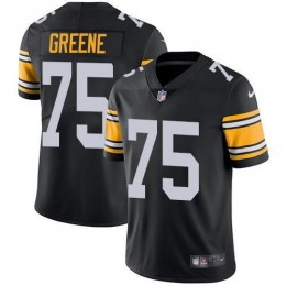 Pittsburgh Steelers #75 Joe Greene Black Alternate Men's Stitched NFL Vapor Untouchable Limited Jersey