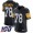 Pittsburgh Steelers #78 Alejandro Villanueva Black Alternate Men's Stitched NFL 100th Season Vapor Limited Jersey