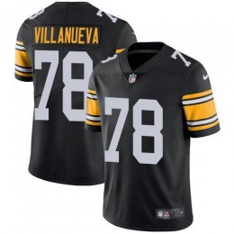 Pittsburgh Steelers #78 Alejandro Villanueva Black Alternate Men's Stitched NFL Vapor Untouchable Limited Jersey