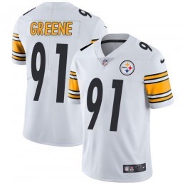 Pittsburgh Steelers #91 Kevin Greene White Men's Stitched NFL Vapor Untouchable Limited Jersey