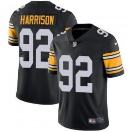 Pittsburgh Steelers #92 James Harrison Black Alternate Men's Stitched NFL Vapor Untouchable Limited Jersey