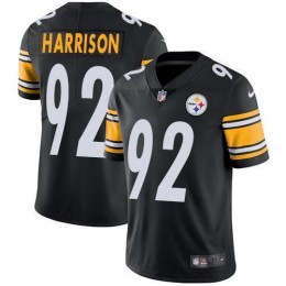Pittsburgh Steelers #92 James Harrison Black Team Color Men's Stitched NFL Vapor Untouchable Limited Jersey