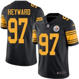 Pittsburgh Steelers #97 Cameron Heyward Black Men's Stitched NFL Limited Rush Jersey