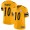 Steelers #10 Mitchell Trubisky Gold Men's Stitched NFL Limited Inverted Legend Jersey