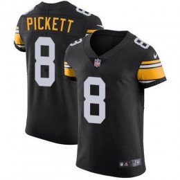 Steelers #8 Kenny Pickett Black Alternate Men's Stitched NFL New Elite Jersey