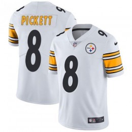 Steelers #8 Kenny Pickett White Men's Stitched NFL Vapor Untouchable Limited Jersey