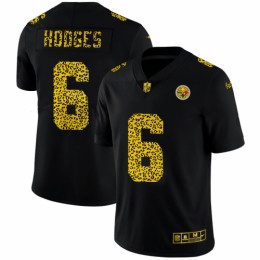 Pittsburgh Pittsburgh Steelers #6 Devlin Hodges Men's Leopard Print Fashion Vapor Limited NFL Jersey Black Men's