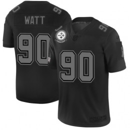 Pittsburgh Steelers #90 T.J. Watt Men's Black 2019 Salute To Service Limited Stitched NFL Jersey