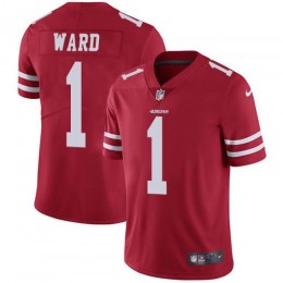 49ers #1 Jimmie Ward Red Team Color Men's Stitched NFL Vapor Untouchable Limited Jersey