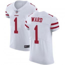 49ers #1 Jimmie Ward White Men's Stitched NFL Vapor Untouchable Elite Jersey