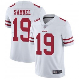 49ers #19 Deebo Samuel White Men's Stitched NFL Vapor Untouchable Limited Jersey