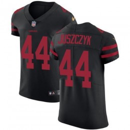 49ers #44 Kyle Juszczyk Black Alternate Men's Stitched NFL Vapor Untouchable Elite Jersey