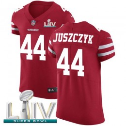 49ers #44 Kyle Juszczyk Red Super Bowl LIV 2020 Team Color Men's Stitched NFL Vapor Untouchable Elite Jersey