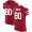 49ers #80 Jerry Rice Red Team Color Men's Stitched NFL Vapor Untouchable Elite Jersey