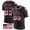 49ers #85 George Kittle Black Men's Stitched NFL Limited Rush USA Flag Jersey