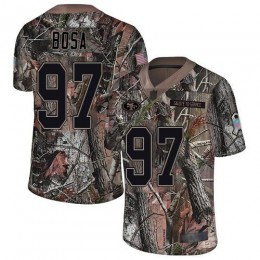 49ers #97 Nick Bosa Camo Men's Stitched NFL Limited Rush Realtree Jersey