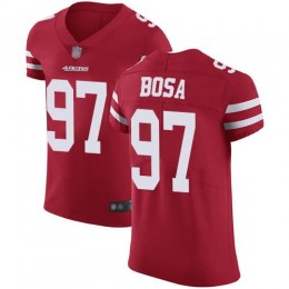 49ers #97 Nick Bosa Red Team Color Men's Stitched NFL Vapor Untouchable Elite Jersey