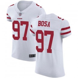 49ers #97 Nick Bosa White Men's Stitched NFL Vapor Untouchable Elite Jersey