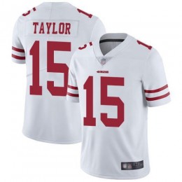 San Francisco 49ers #15 Trent Taylor White Men's Stitched NFL Vapor Untouchable Limited Jersey