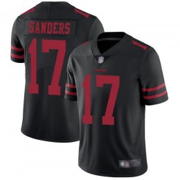 San Francisco 49ers #17 Emmanuel Sanders Black Alternate Men's Stitched NFL Vapor Untouchable Limited Jersey
